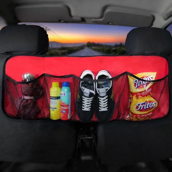 E-Z Travel Multi-Pocket Trunk Organizer Red