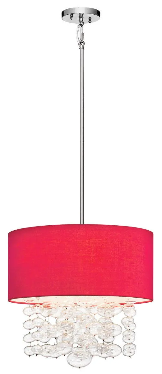 Elan by Kichler Lighting 83243 Piatt Collection Four Light Hanging Pendant Chandelier in Polished Chrome Finish
