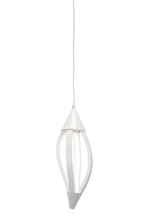 Elan by Kichler Lighting 83481 Meridian Collection LED Hanging Mini Pendant in White Finish