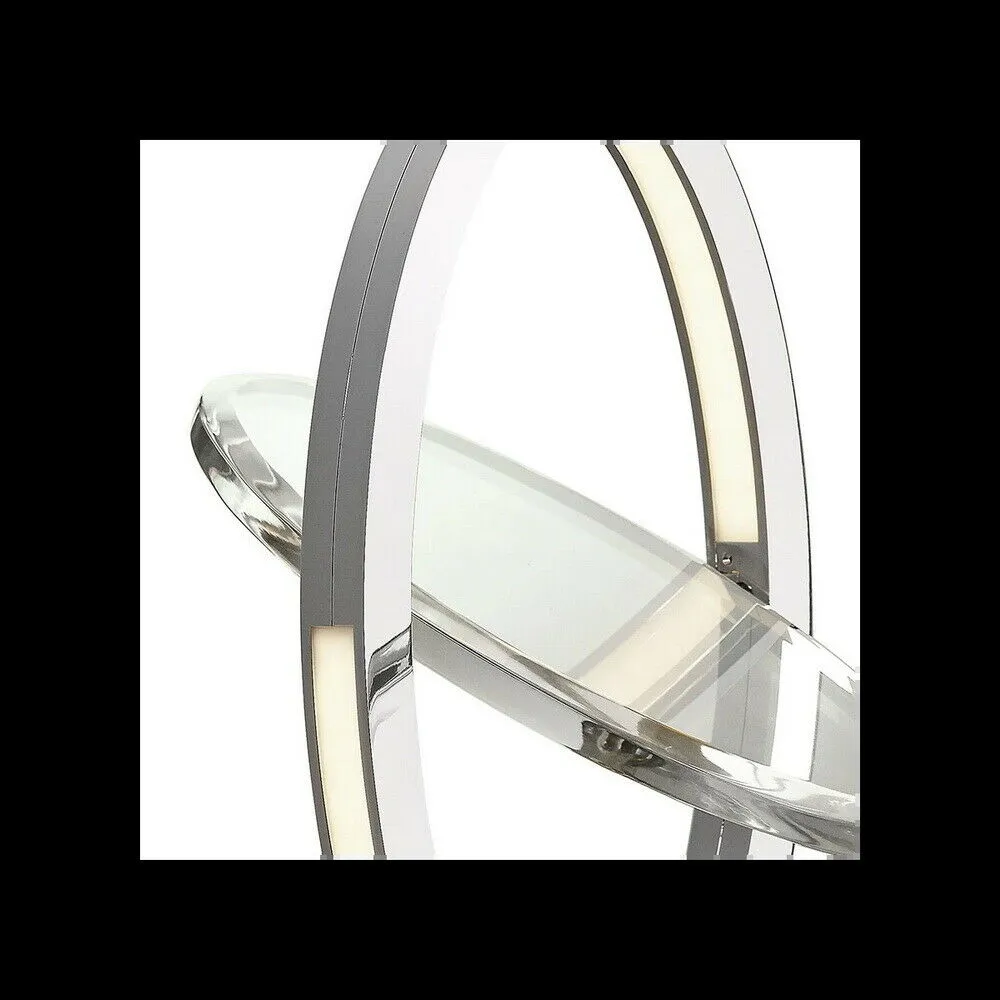 Elan by Kichler Lighting 83572 Oliv Collection LED Hanging Oval Pendant in Polished Chrome Finish