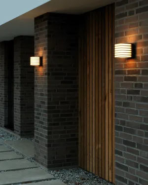 Exterior Modern Cube Wall Light