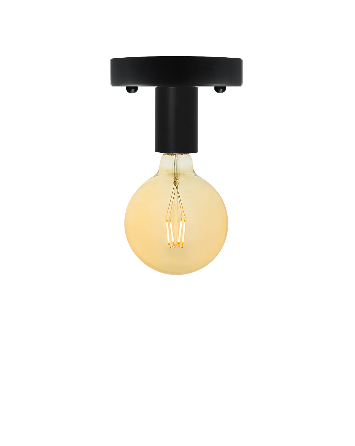 Flush Mount: Modern Black