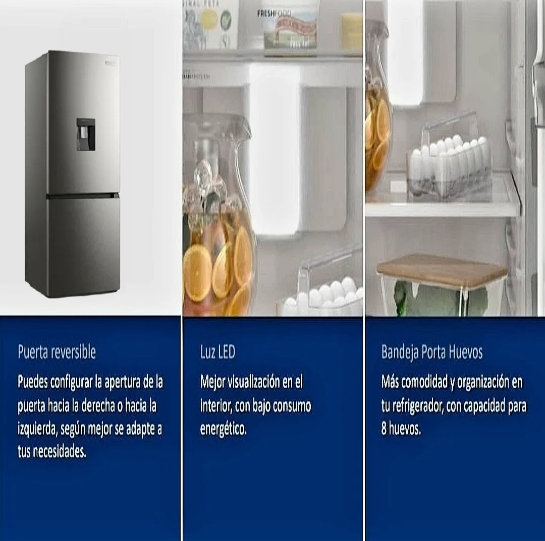 Frigidaire 10.4 Cu. Ft. Bottom Mount Refrigerator with Water Dispenser