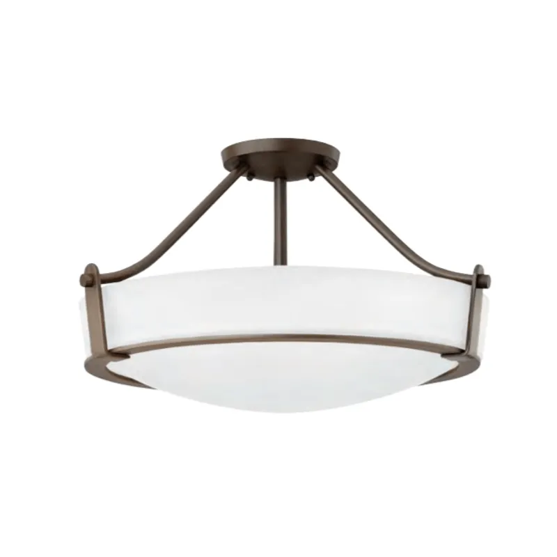 Hamptons Bold Etched Glass Ceiling Light