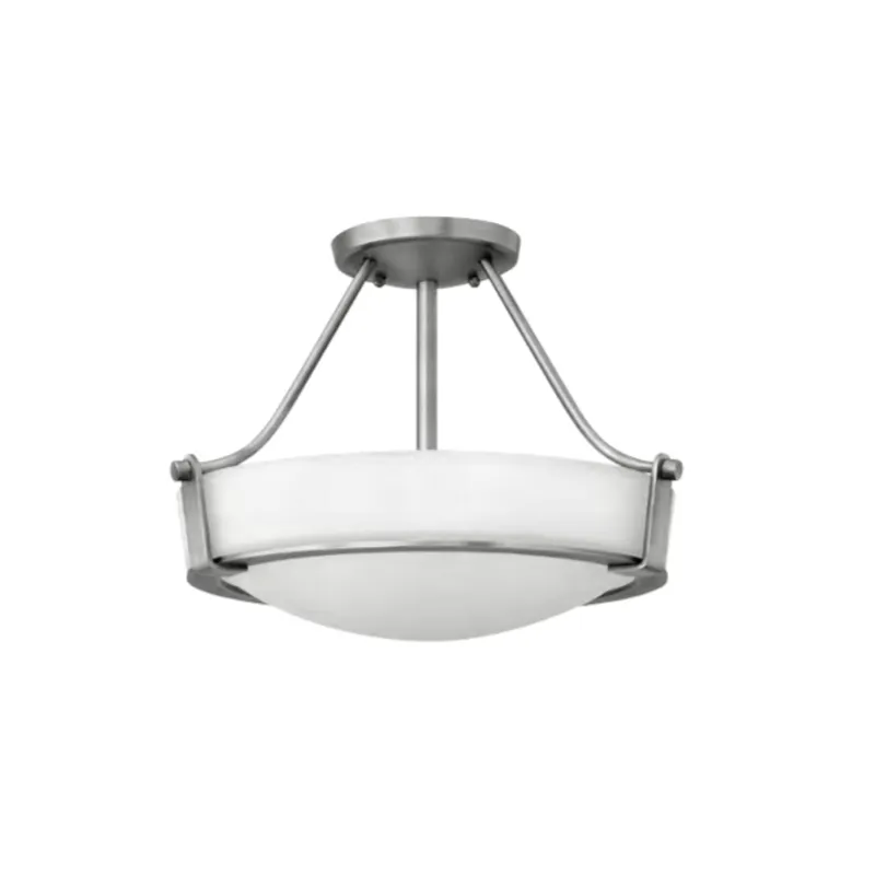 Hamptons Bold Etched Glass Ceiling Light
