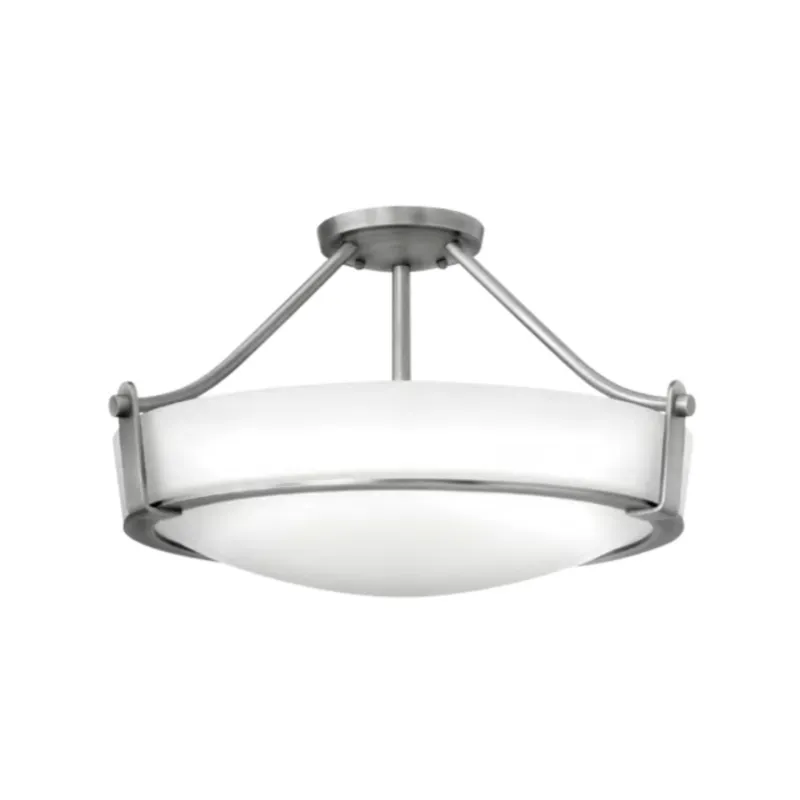 Hamptons Bold Etched Glass Ceiling Light