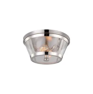 Hamptons Clear Seeded Glass Ceiling Light