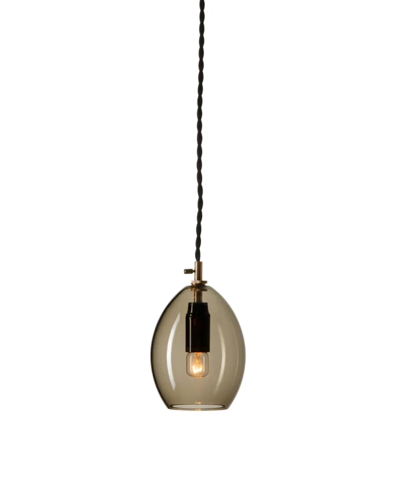Hand Blown Smoke Glass Pendant Light | Assorted Sizes