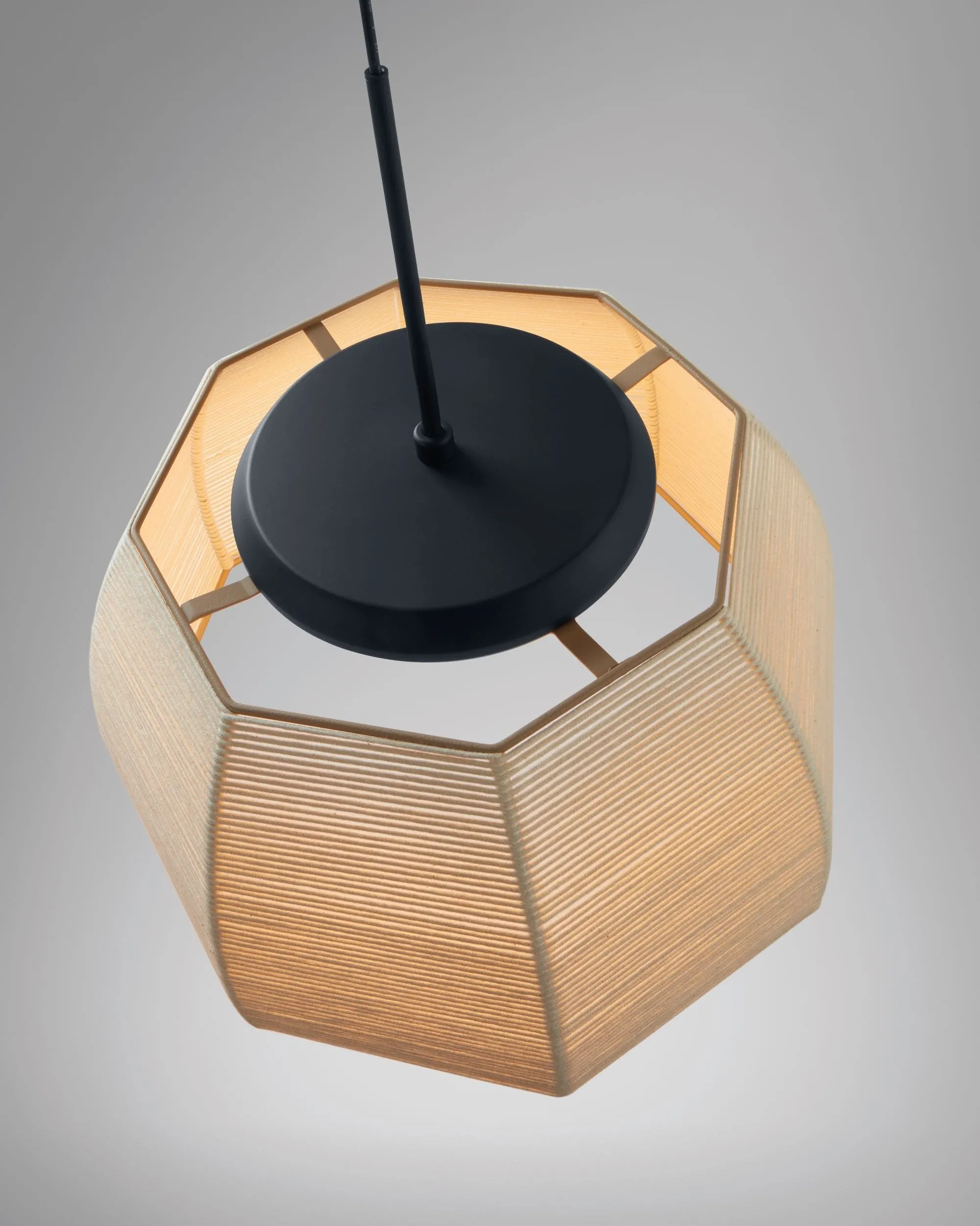 Hand-Woven Cotton Suspended Pendant