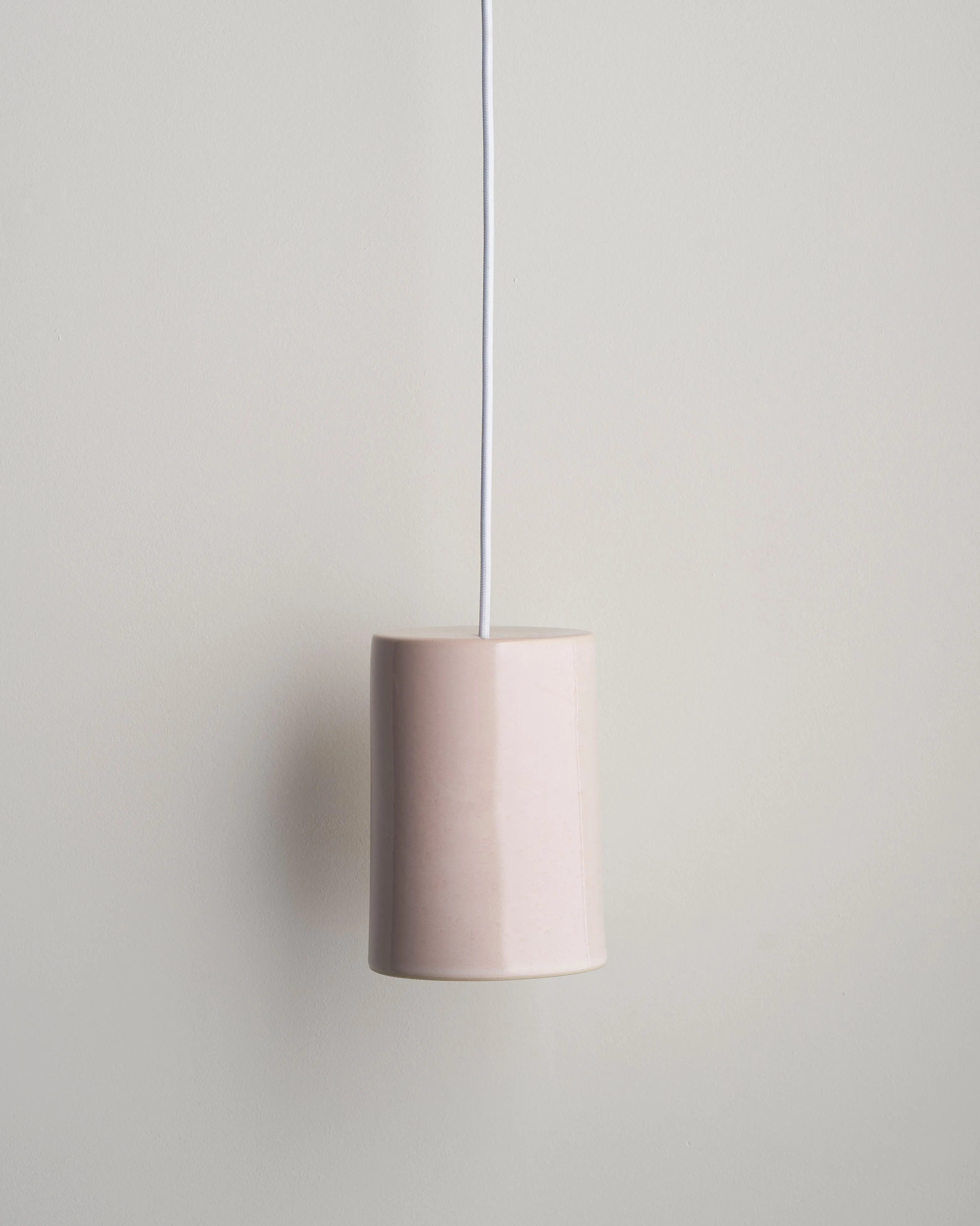 Handmade Ceramic Cylindrical Pendant