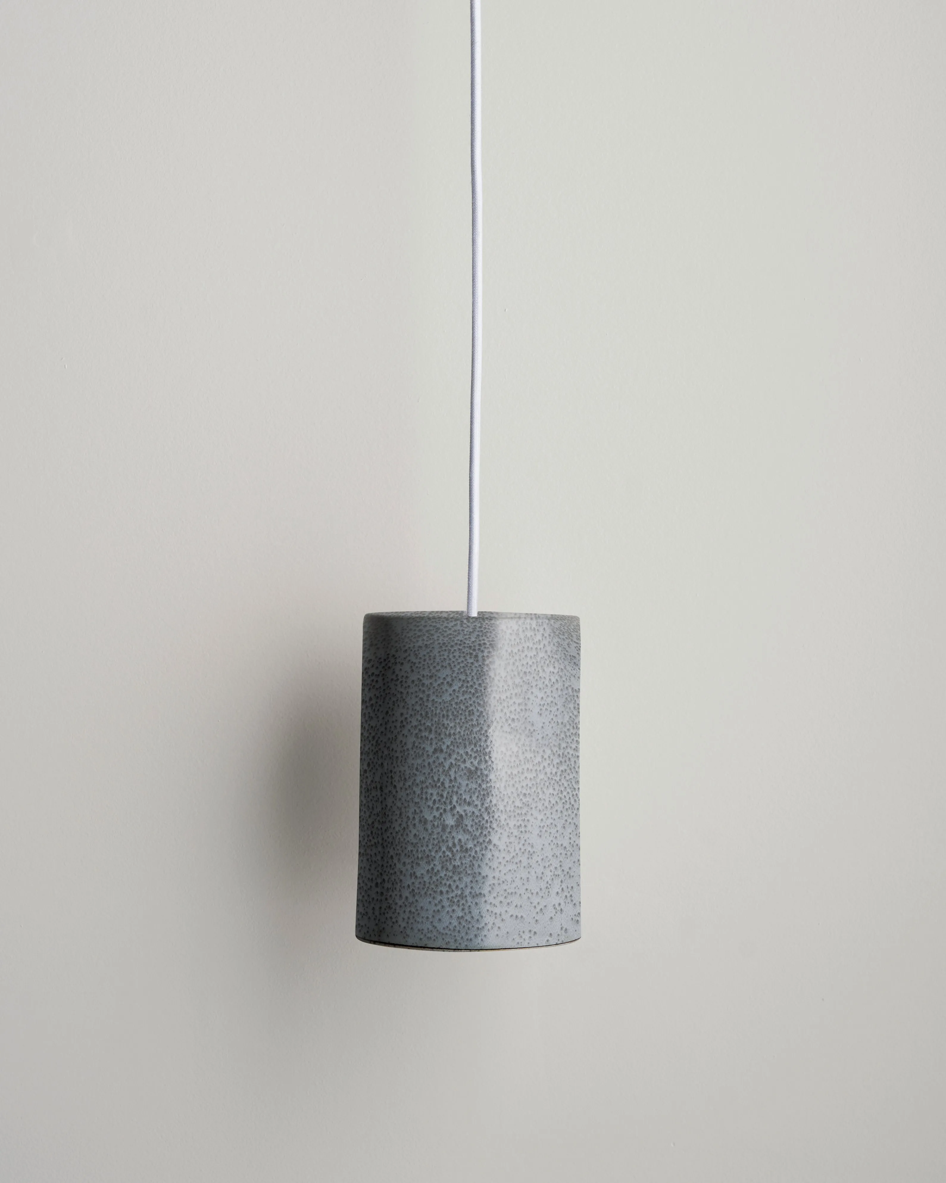 Handmade Ceramic Cylindrical Pendant