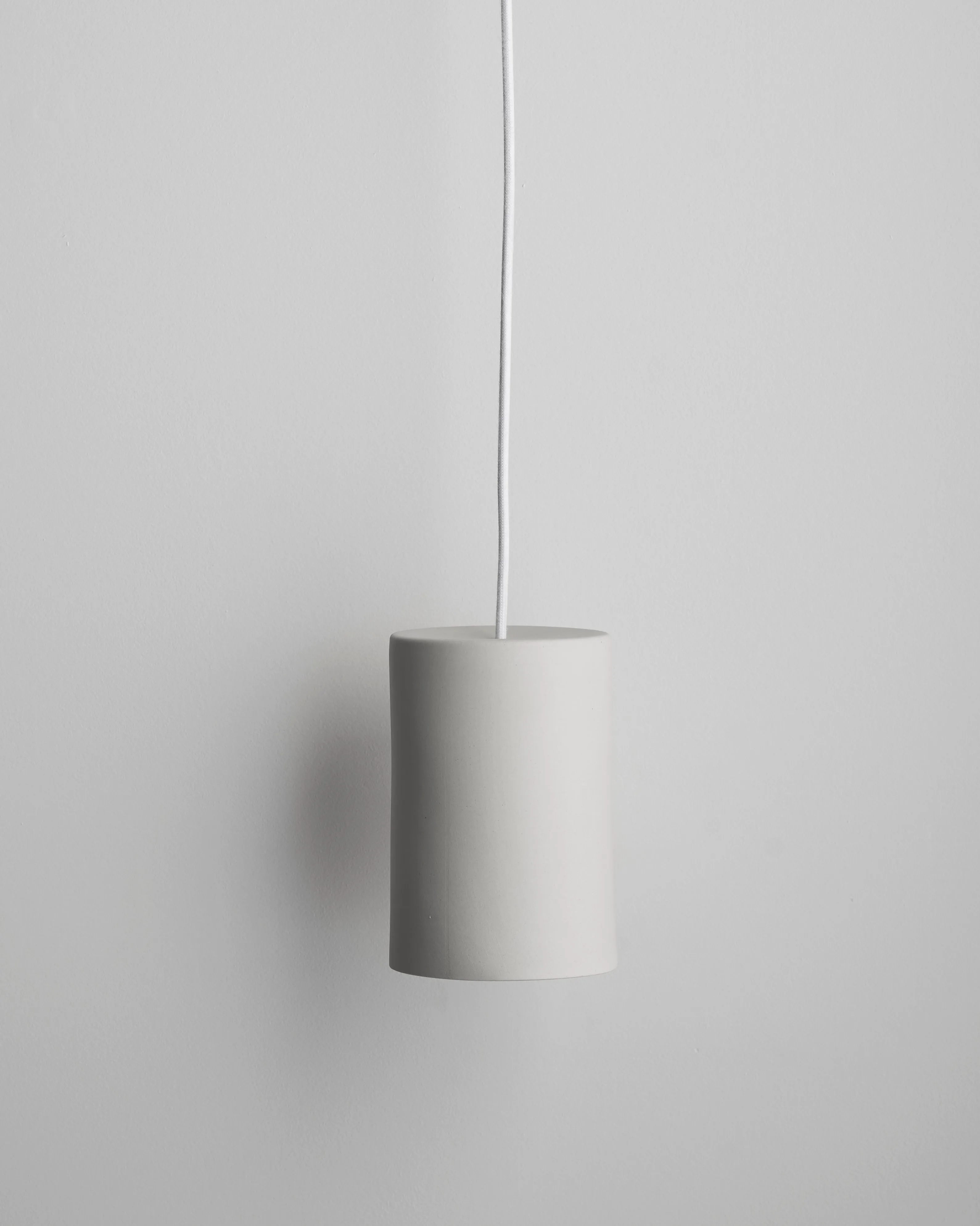 Handmade Ceramic Cylindrical Pendant