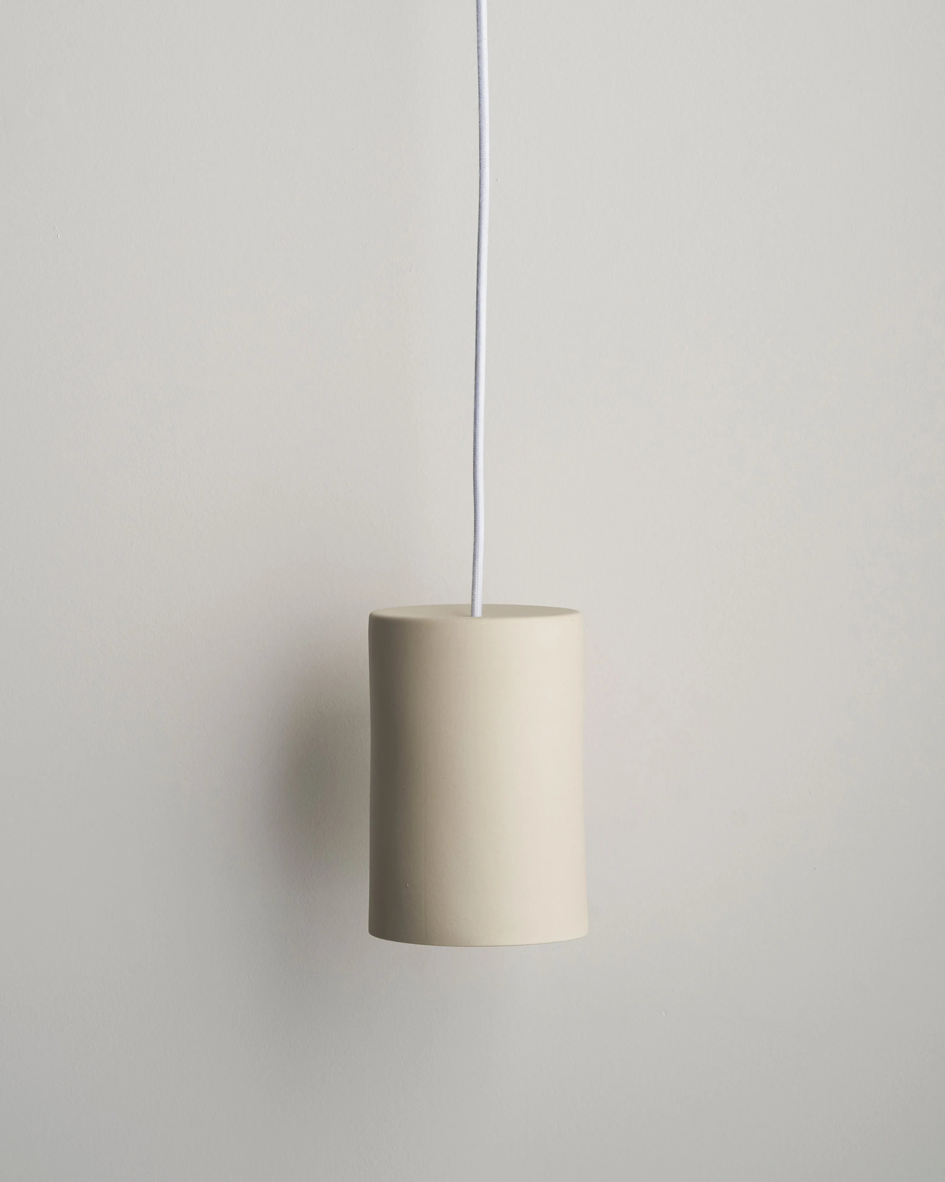 Handmade Ceramic Cylindrical Pendant