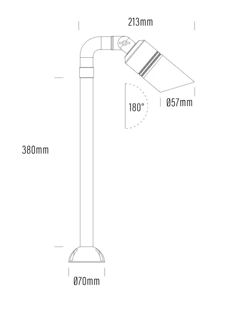 Hydra Adjustable Pathlight | Assorted Finishes