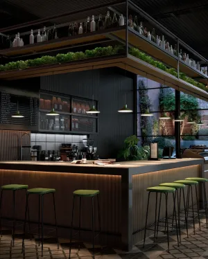 Industrial Conical Pendant Light