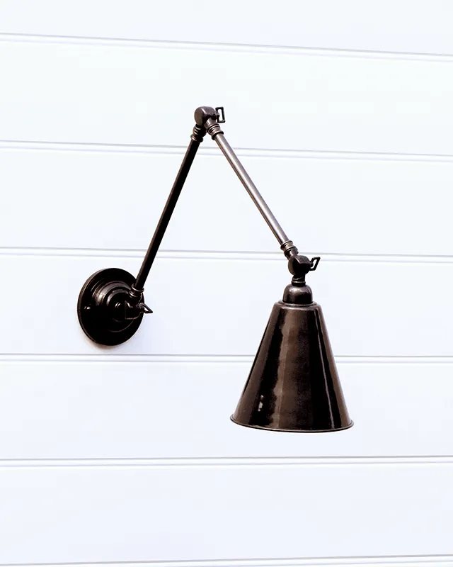 Industrial Solid Brass Adjustable Wall Light