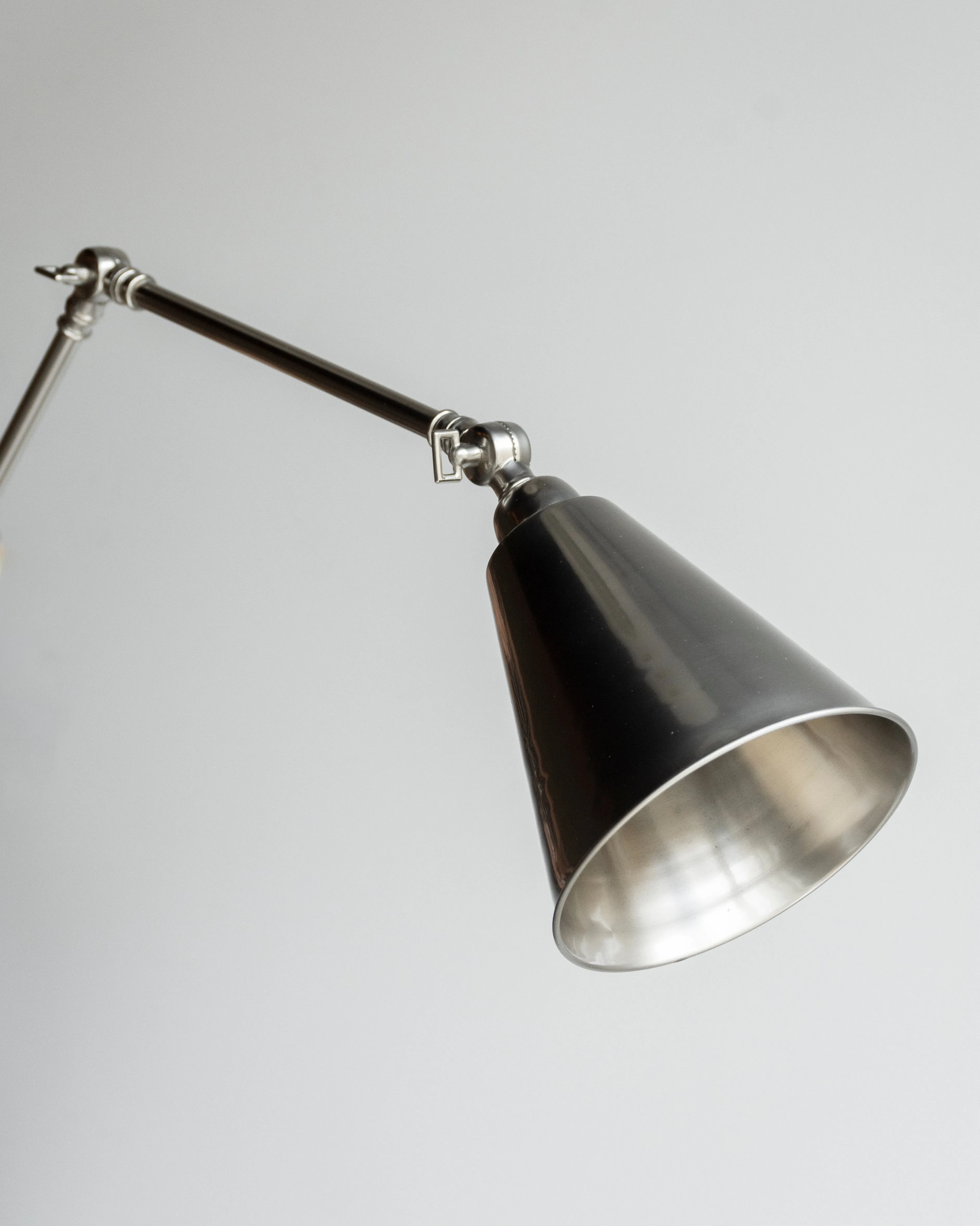 Industrial Solid Brass Adjustable Wall Light