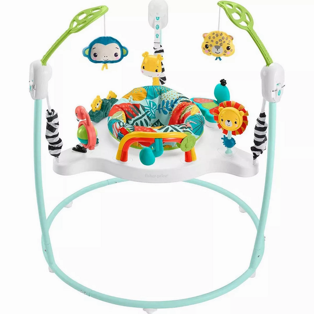 Jumping Jungle Jumperoo Baby Jumper with Lights and Sound