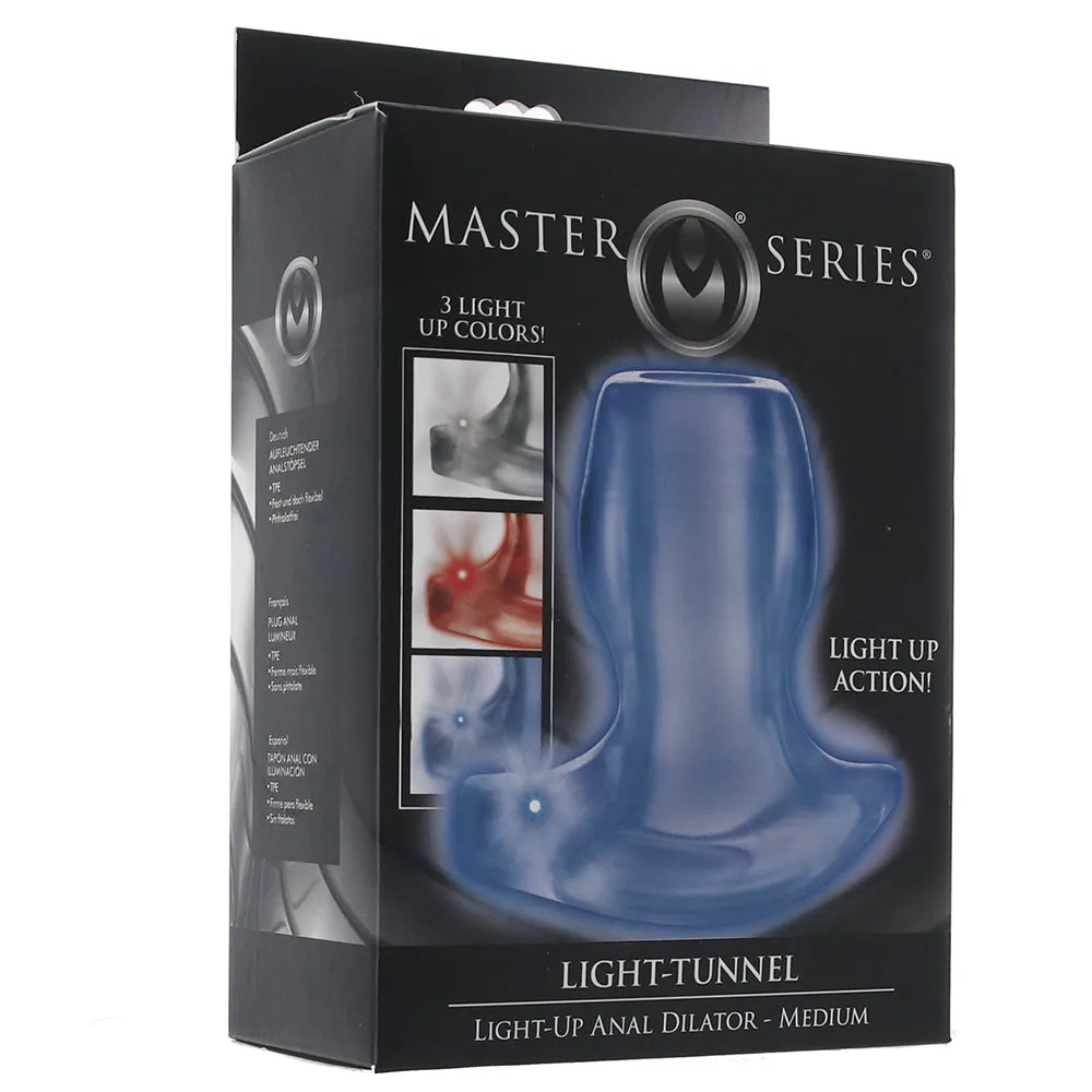 Master Series Light Tunnel Dilator Plug in Medium