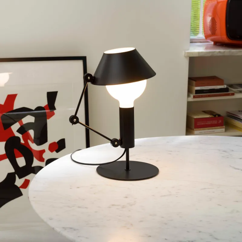 Matte Black Adjustable Table Lamp | Mr Light