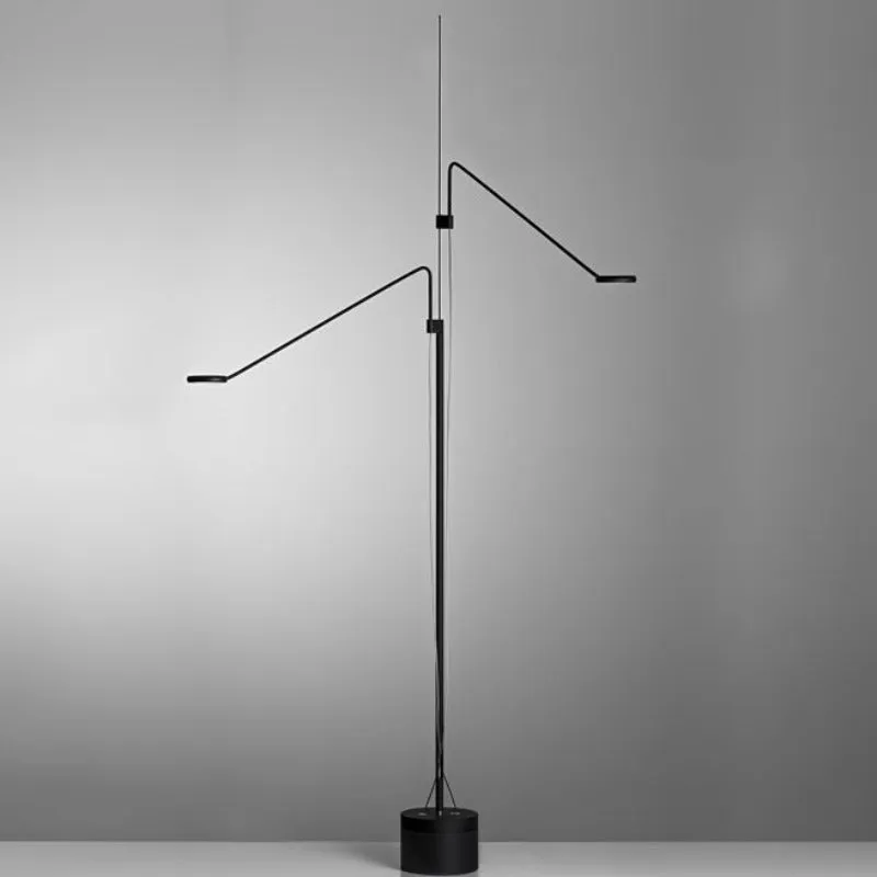 Minimal Adjustable Double Floor Light