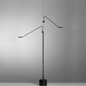 Minimal Adjustable Double Floor Light