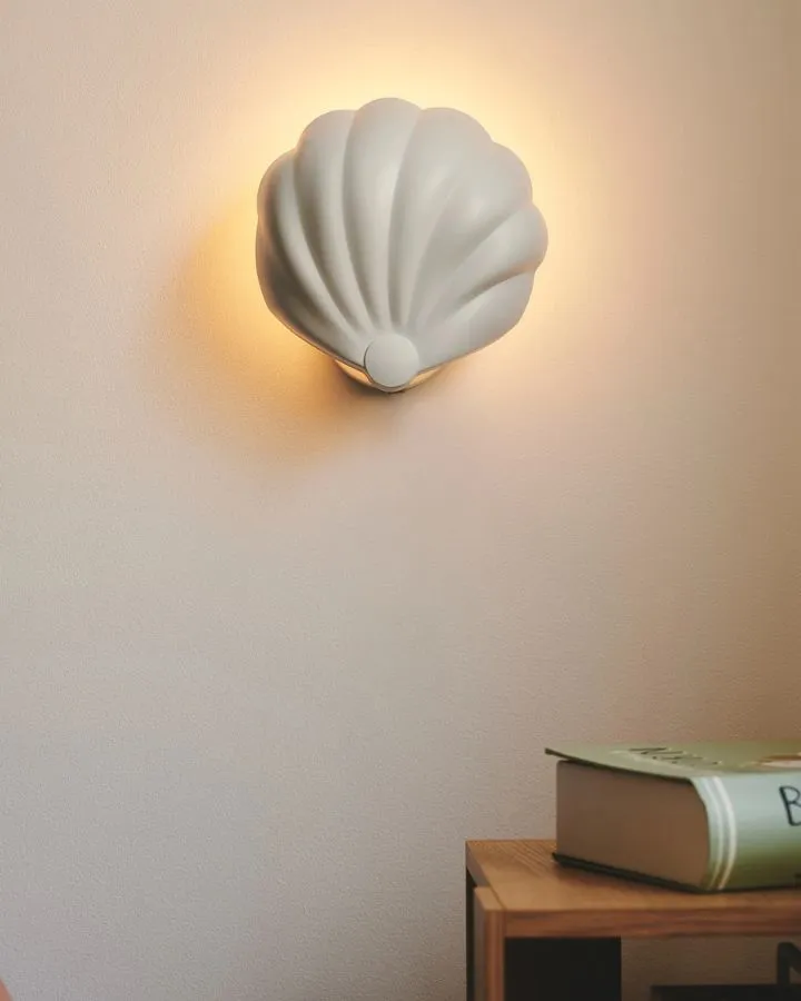 Modern Matte Shell Wall Light