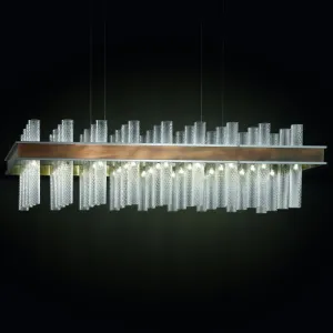 Modern Mid-Century 72 Light Tronchi Dining Table Chandelier