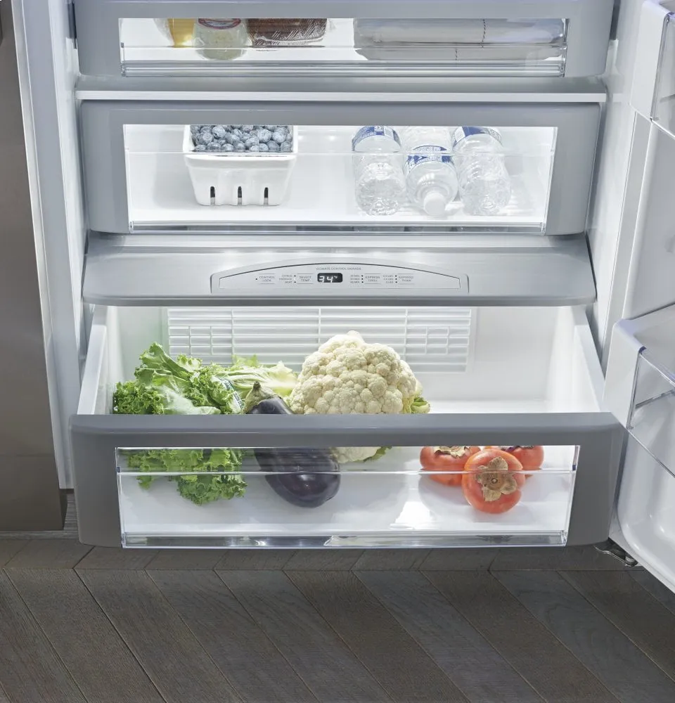 Monogram ZISS360DNSS Monogram 36" Smart Built-In Side-By-Side Refrigerator With Dispenser