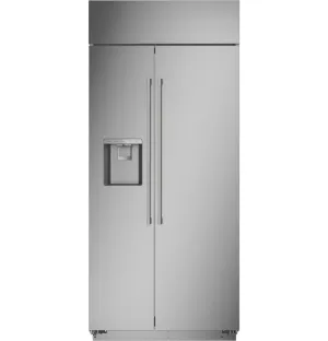 Monogram ZISS360DNSS Monogram 36" Smart Built-In Side-By-Side Refrigerator With Dispenser