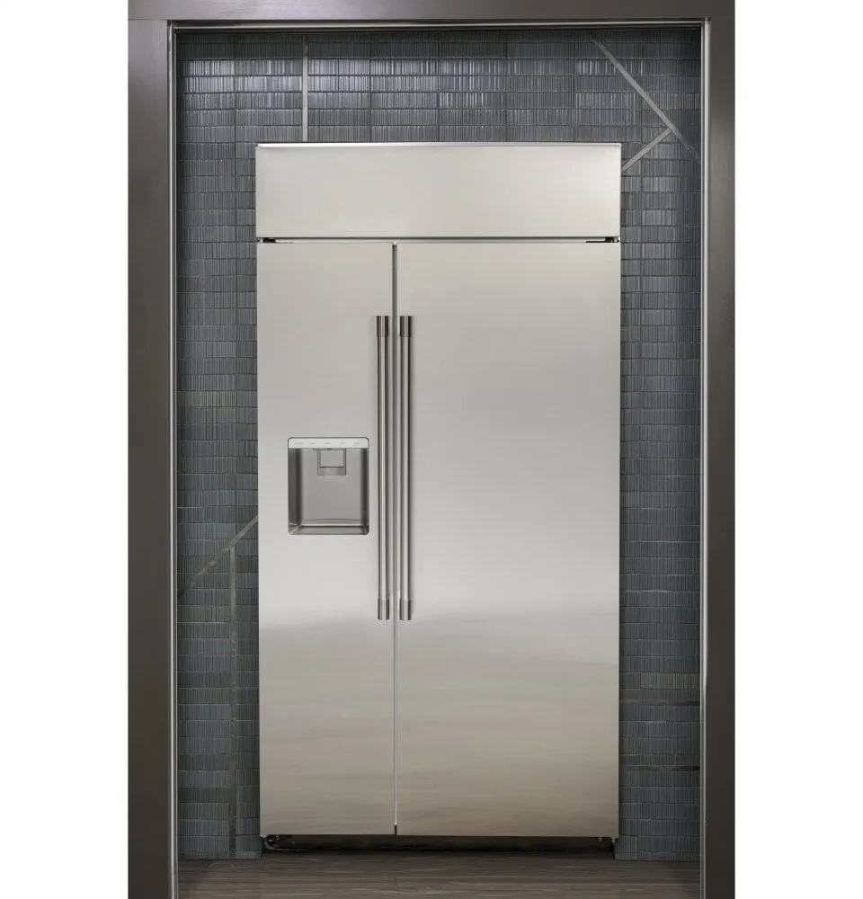 Monogram ZISS360DNSS Monogram 36" Smart Built-In Side-By-Side Refrigerator With Dispenser