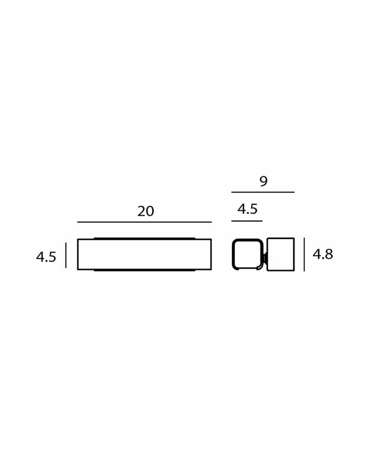 Movable Bar Shade LED Wall Light | Assorted Finishes