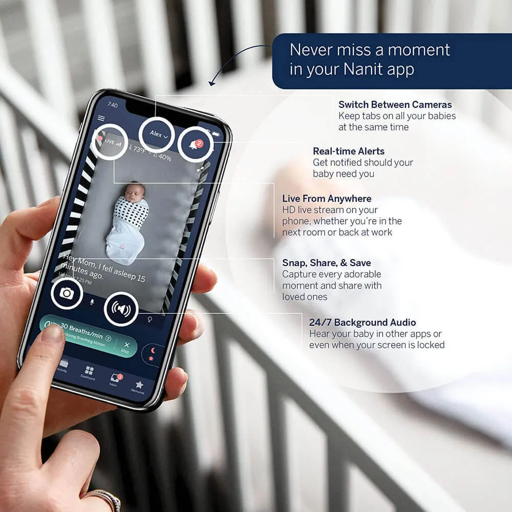 Nanit Pro Baby Monitor   Wall Mount