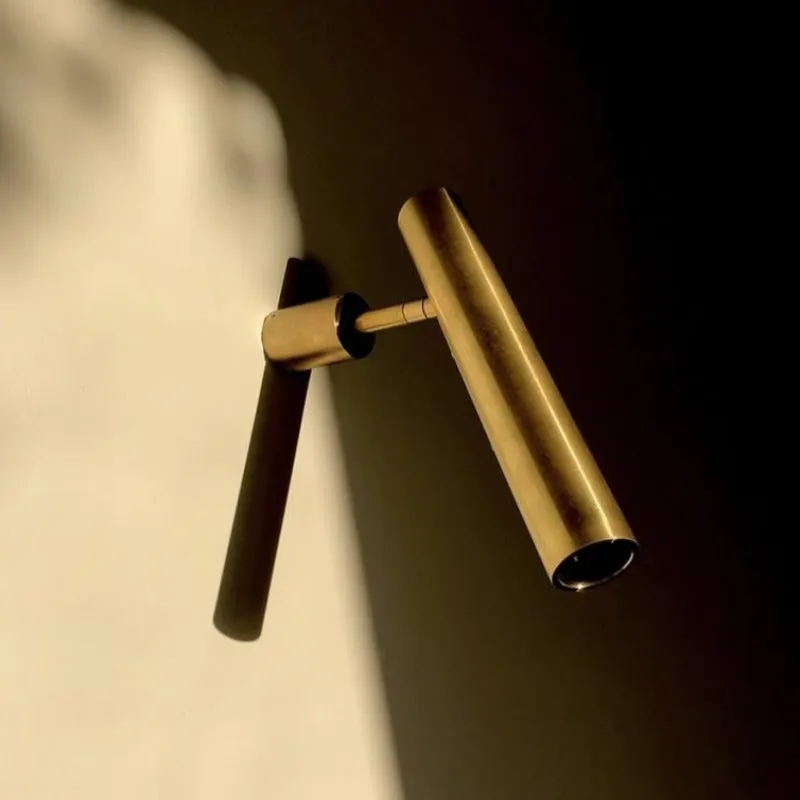 Natural Brass Contemporary Spotlight