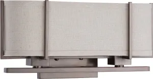 Nuvo Lighting 60-4044 Portia Collection Two Light Energy Efficiencient  GU24 Bath Vanity Wall Mount in Hazel Bronze Finish