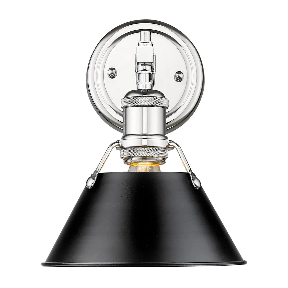 Orwell 1-Light Sconce in Chrome