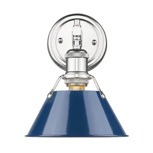 Orwell 1-Light Sconce in Chrome