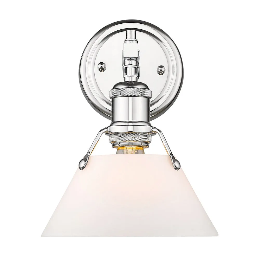 Orwell 1-Light Sconce in Chrome