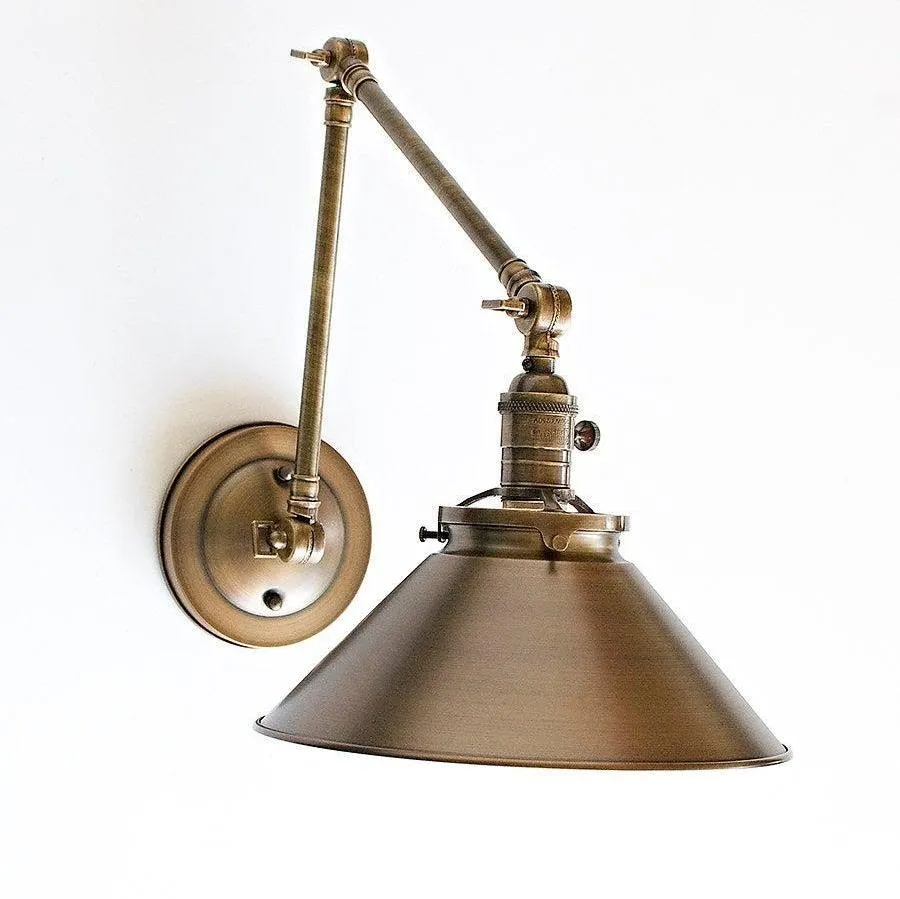 Penn (8" or 10") | Adjustable Arm Sconce