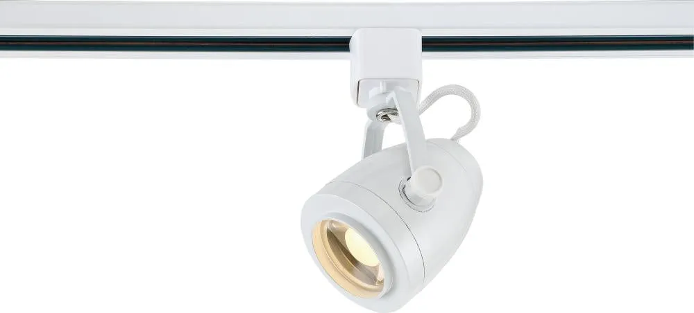 Pinch Back Model #41P LED Track Head in Brushed Nickel, Black, or White Finish