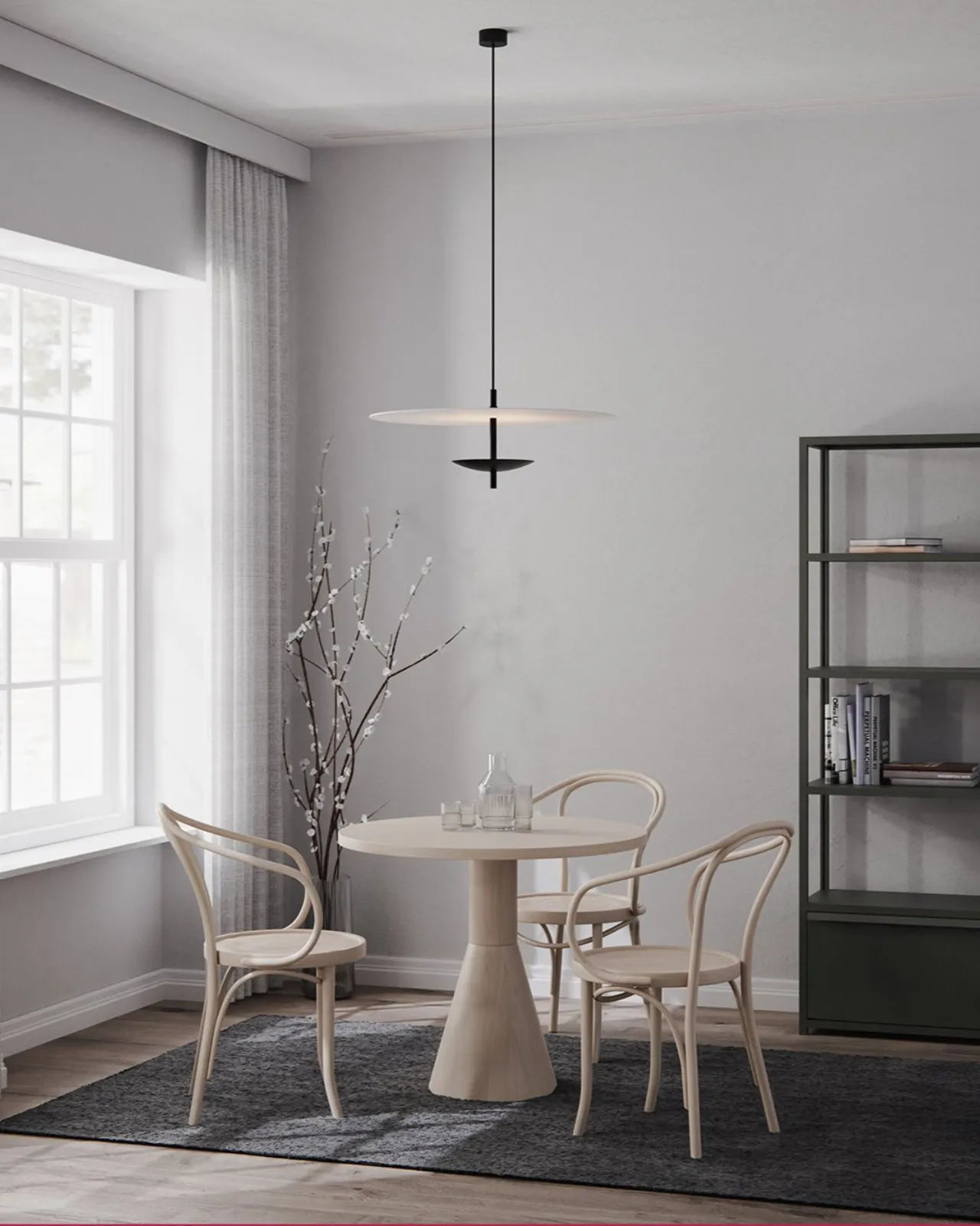 Reflector Round Pendant