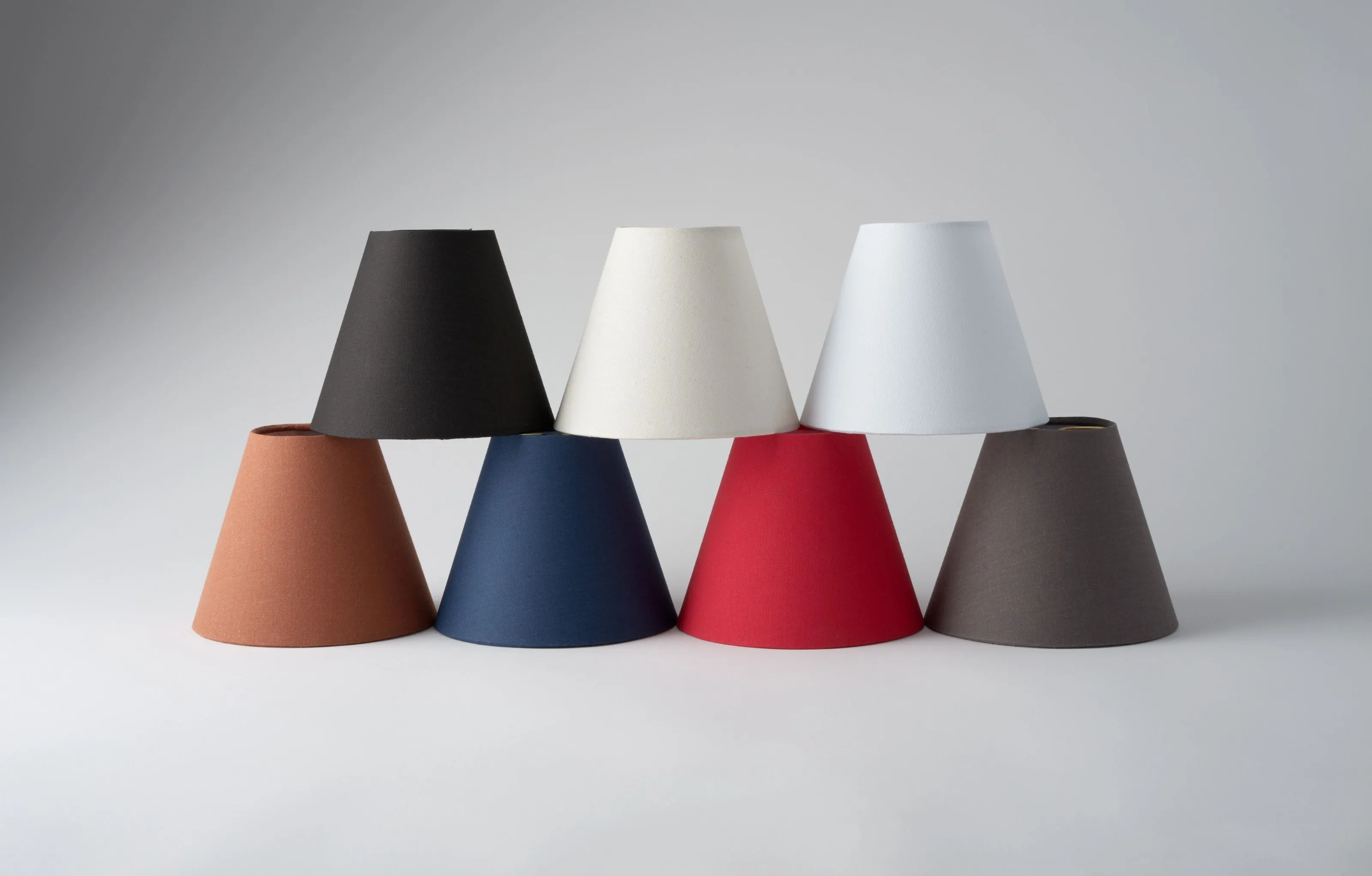 Ridley Drum | 2 Shade J-Curve Sconce