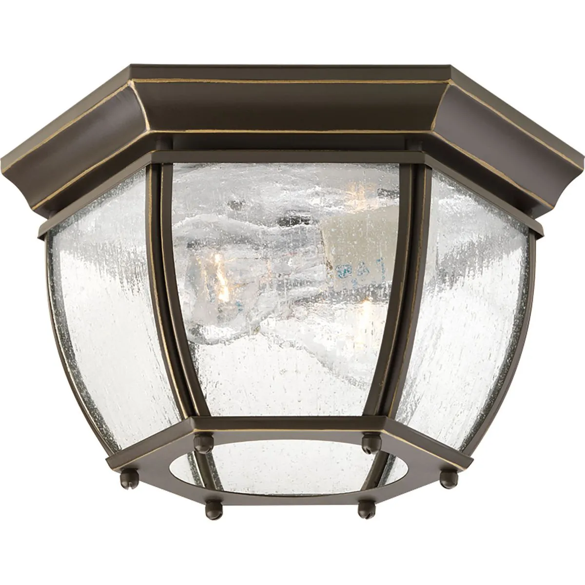 Roman Coach Collection Two-Light 11" Flush Mount