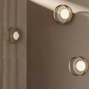 Rounded Glass Wall Light