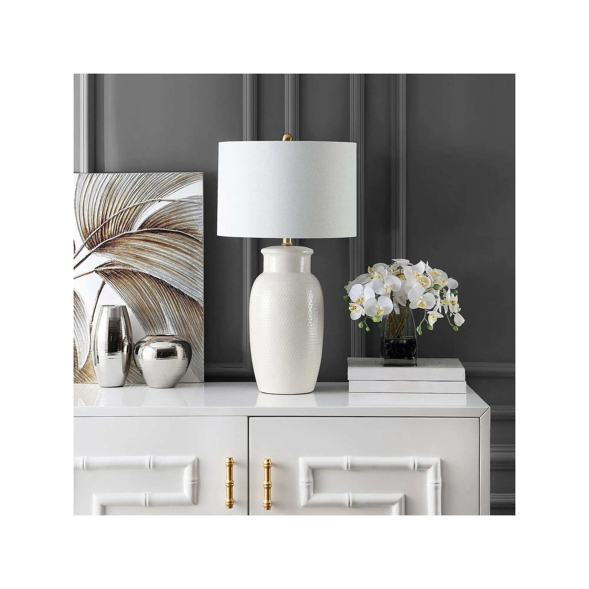Safavieh 27.5" Norsi Table Lamp - IVORY ONE SIZE