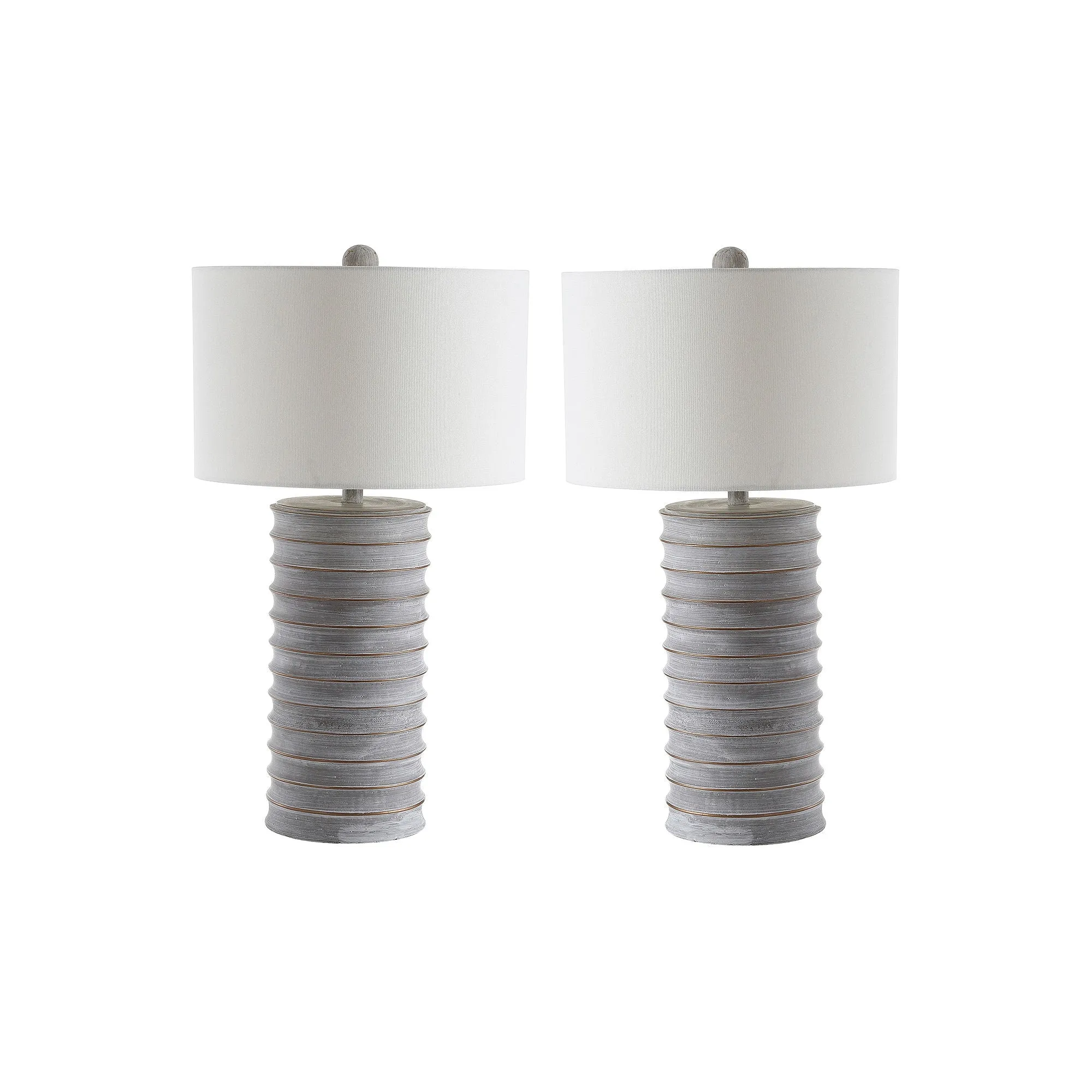 Safavieh Melina 28.5 In. H Table Lamp Set Of 2 - WHITE WASH ONE SIZE