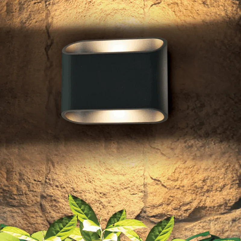 Sandy Anthracite Up and Down Wall Light