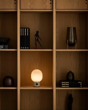 Scandinavian Portable Oval Table Lamp