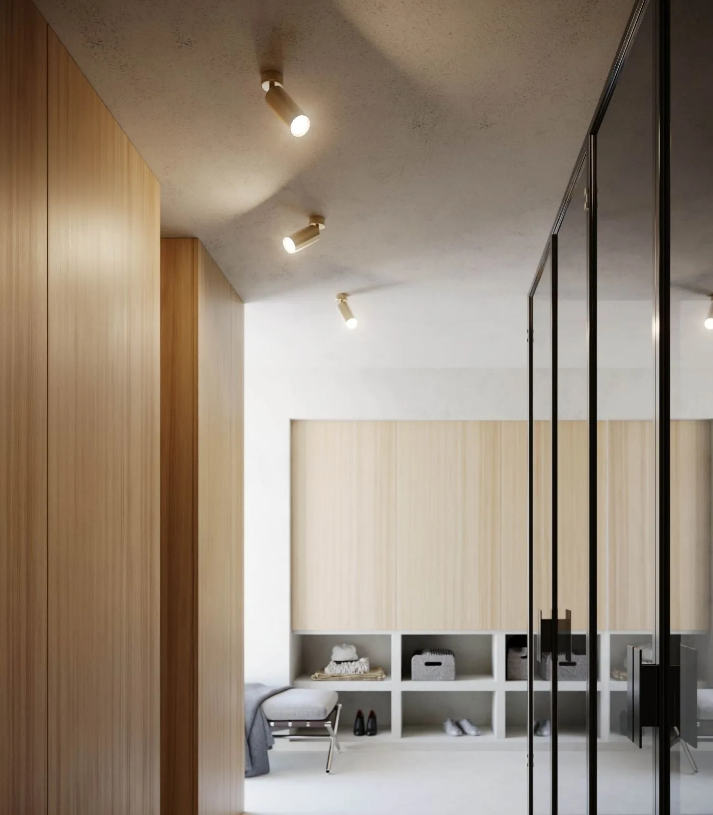 Semi Flush Industrial Spotlight