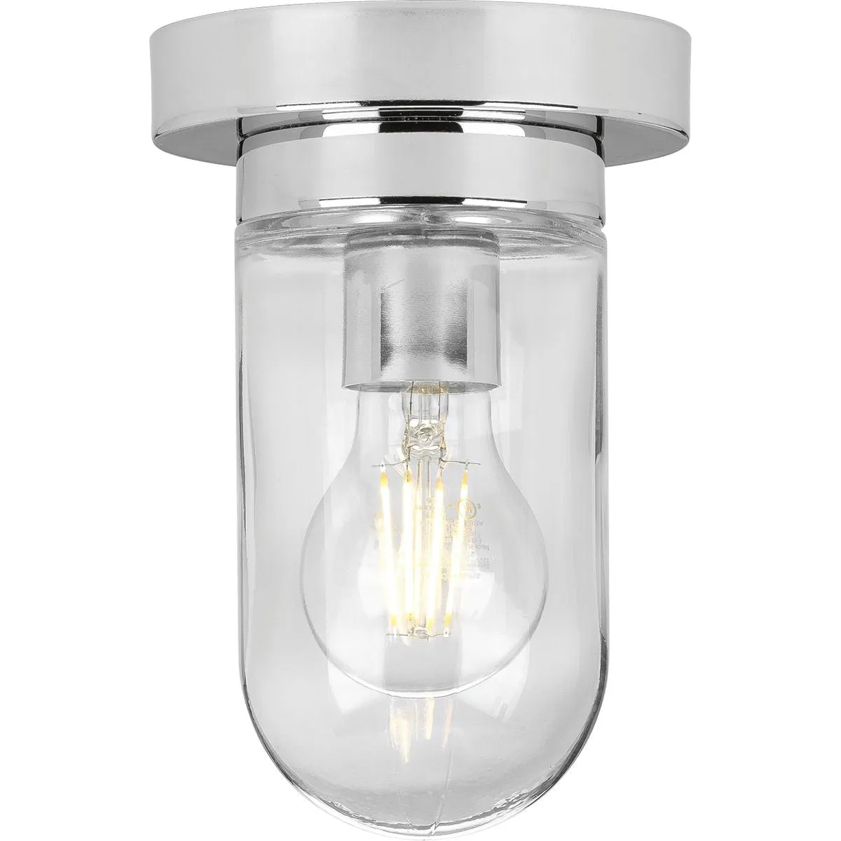 Signal Collection One-Light Flush Mount